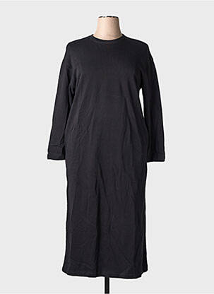 Rochie pulover croială dreaptă mâneci lungi negru ADILYNN femeie