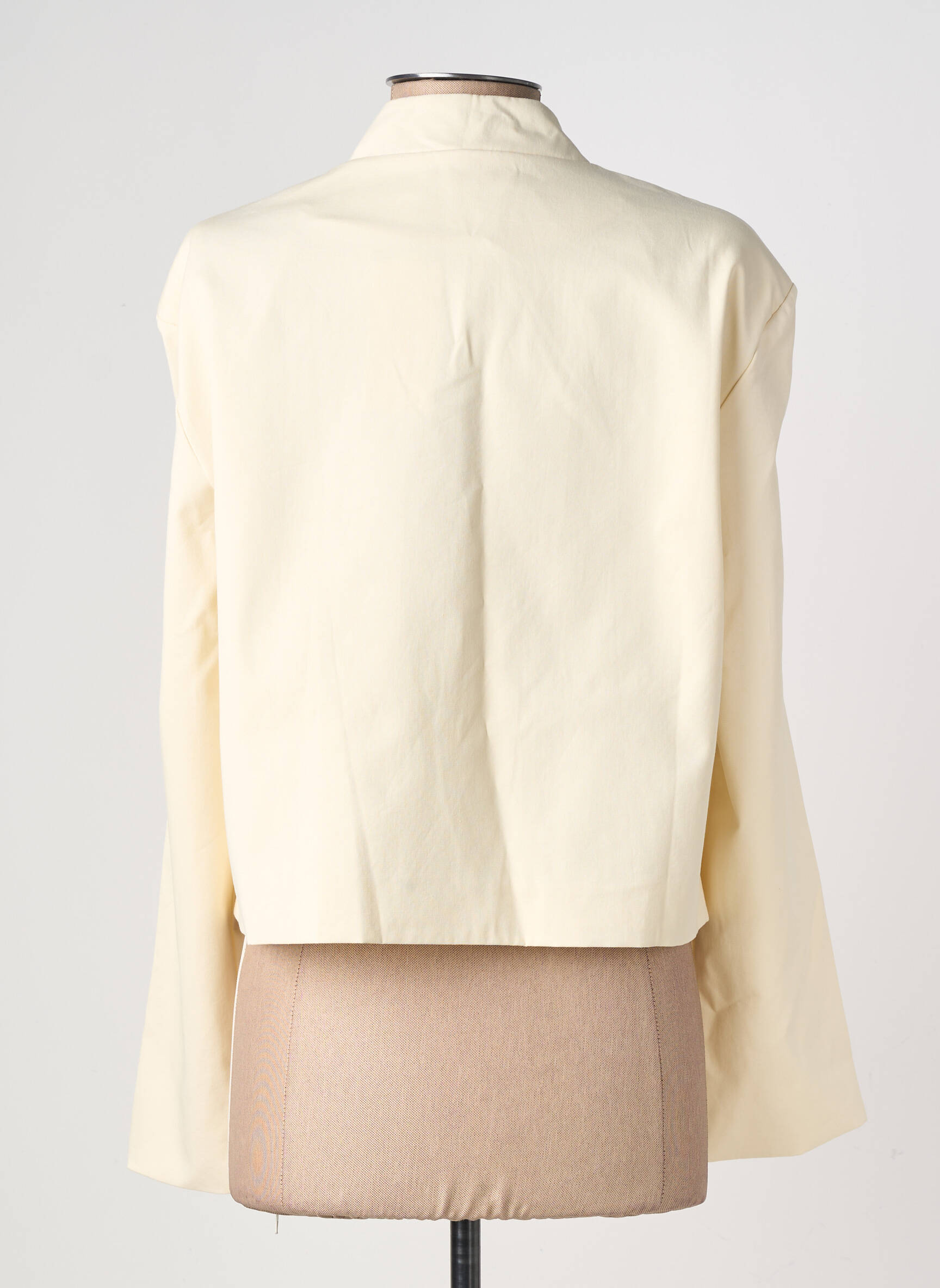 Jachete casual guler rotund bej LILY ROSE femeie