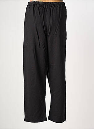 Pantalon drept elasticitate mărime normală negru MINA ROSA femeie