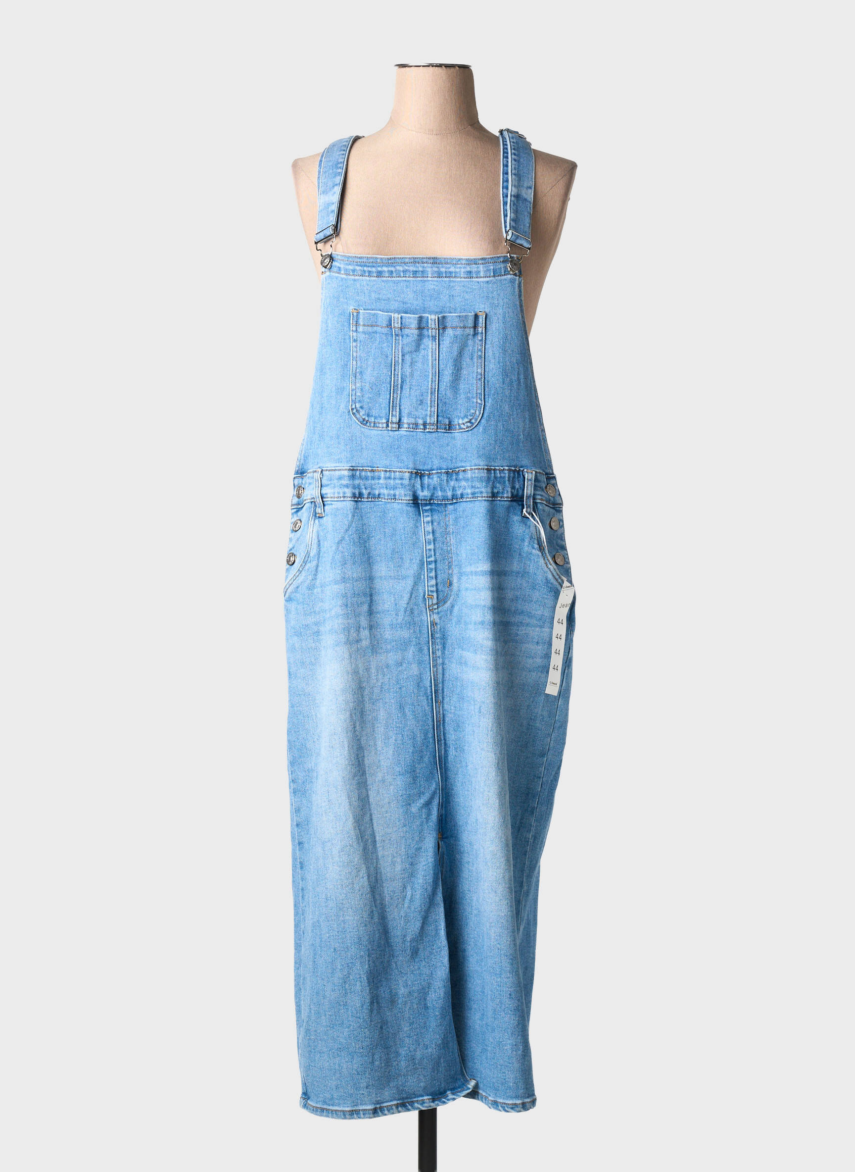 Rochie lungă fără mâneci fără mâneci albastru G-SMACK femeie