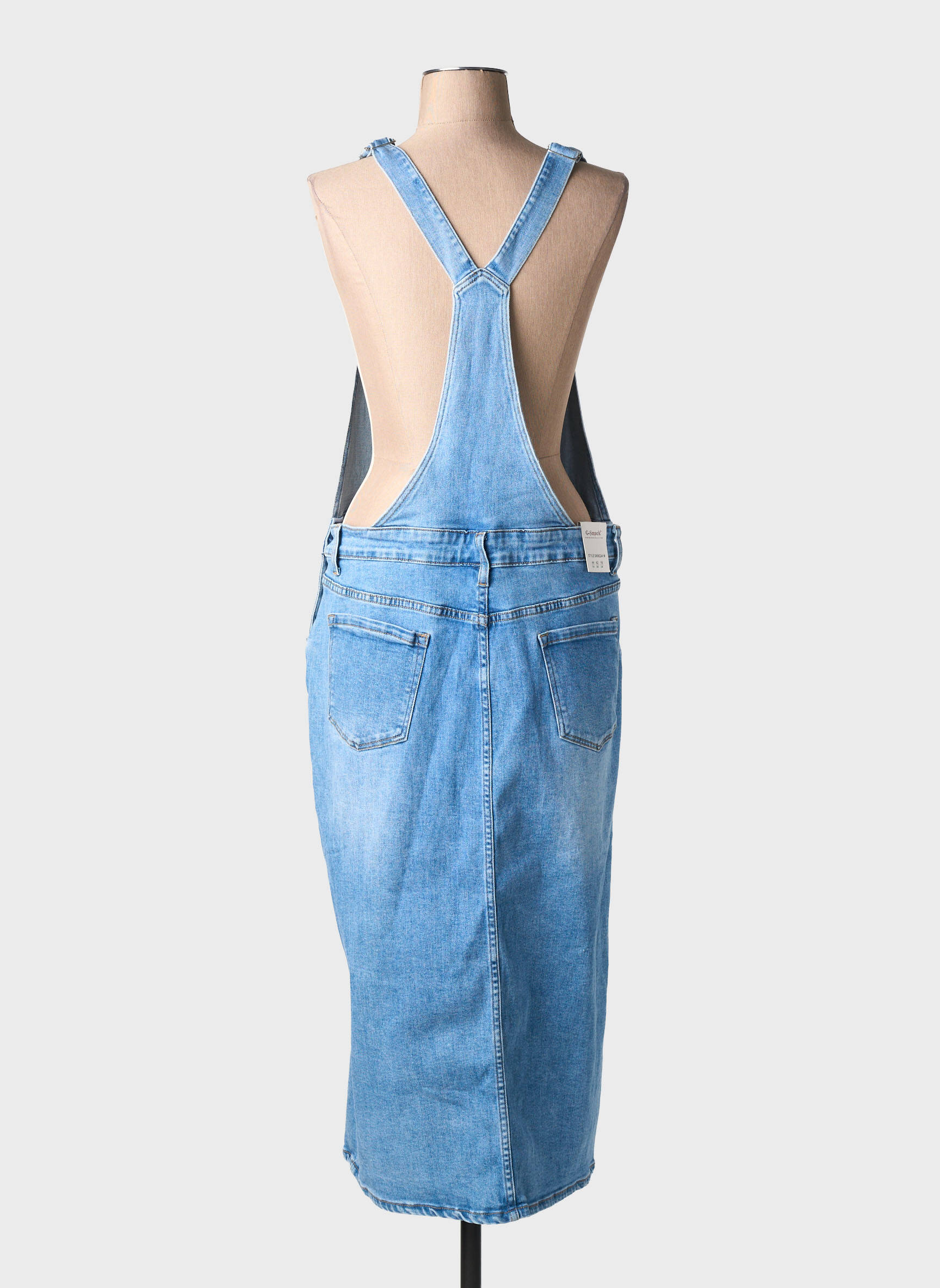 Rochie lungă fără mâneci fără mâneci albastru G-SMACK femeie