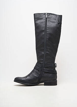 Cizme material neted toc de 4 la 6 cm negru MADISON femeie