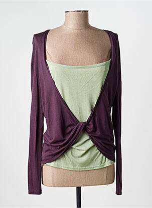 Top mâneci lungi mâneci lungi violet KATMAI femeie
