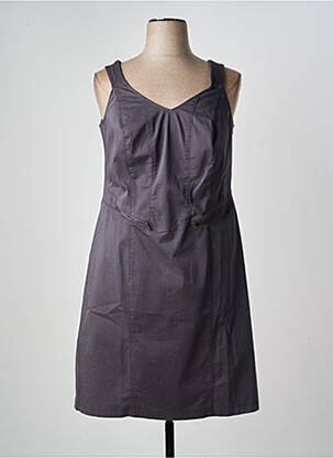 Rochie scurtă fără mâneci fără mâneci gri EVA KAYAN femeie