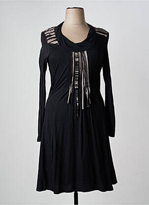 Rochie midi mâneci lungi mâneci lungi negru CAP JULUCA femeie