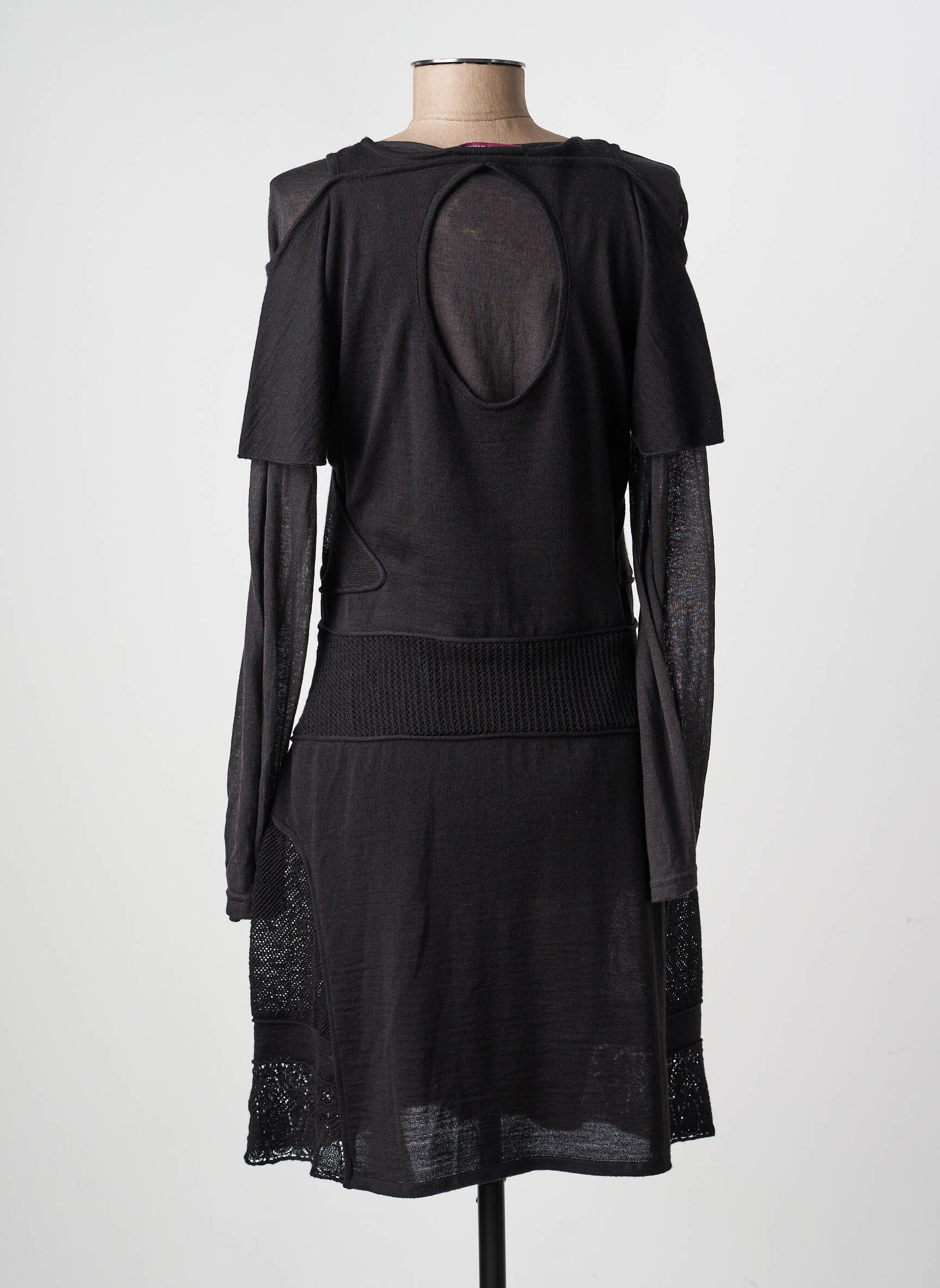 Rochie midi mâneci lungi mâneci lungi negru ALDO MARTIN'S femeie