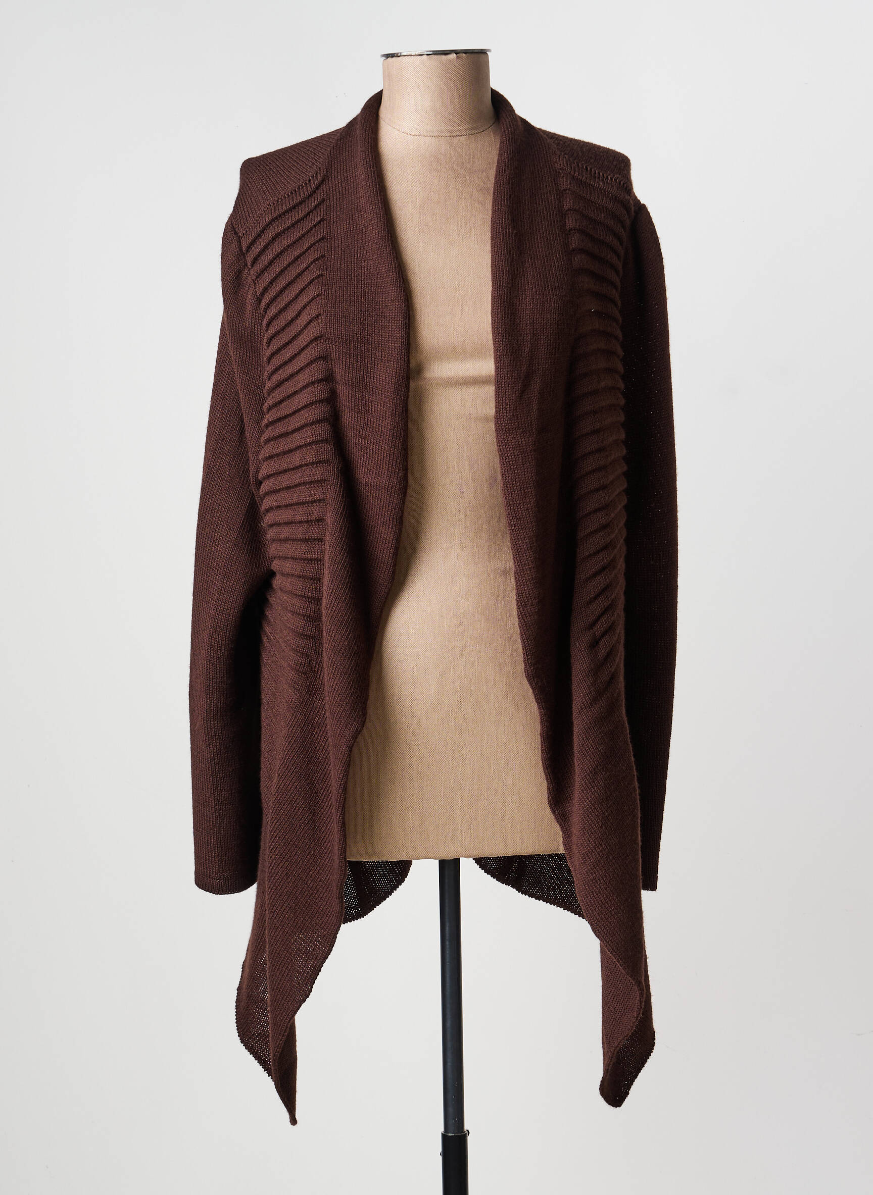 Vestă cu mâneci lungi elasticitate maro ALDO MARTIN'S femeie
