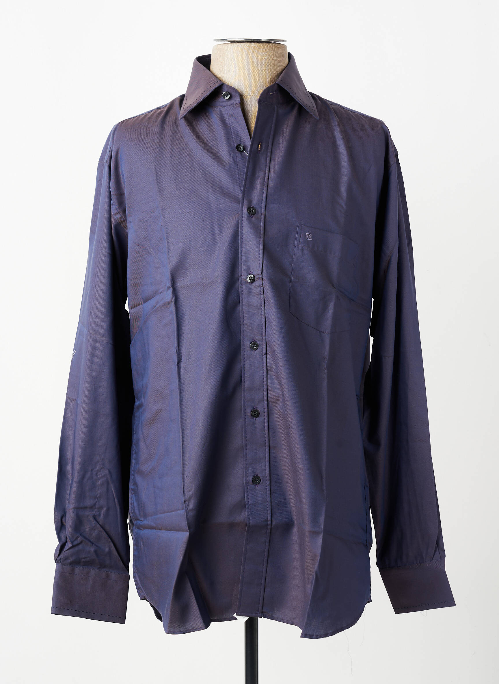 Cămașă cu mâneci lungi buzunare violet PIERRE CARDIN bărbat