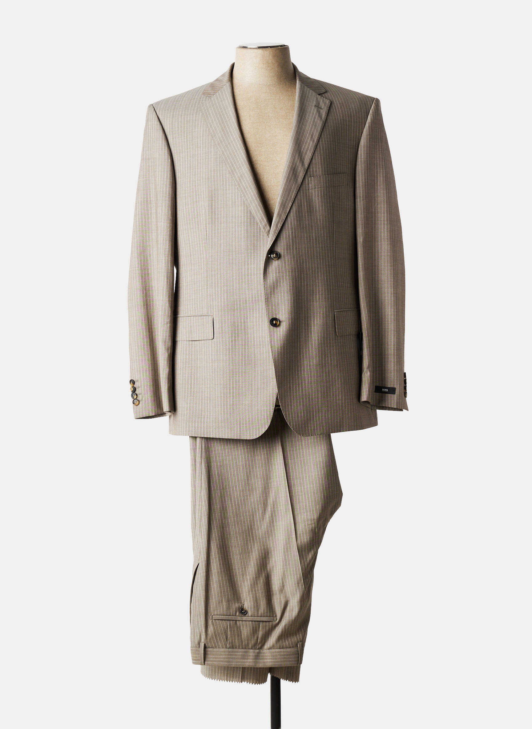 Costume de oraș croială cambrată bej HUGO BOSS bărbat