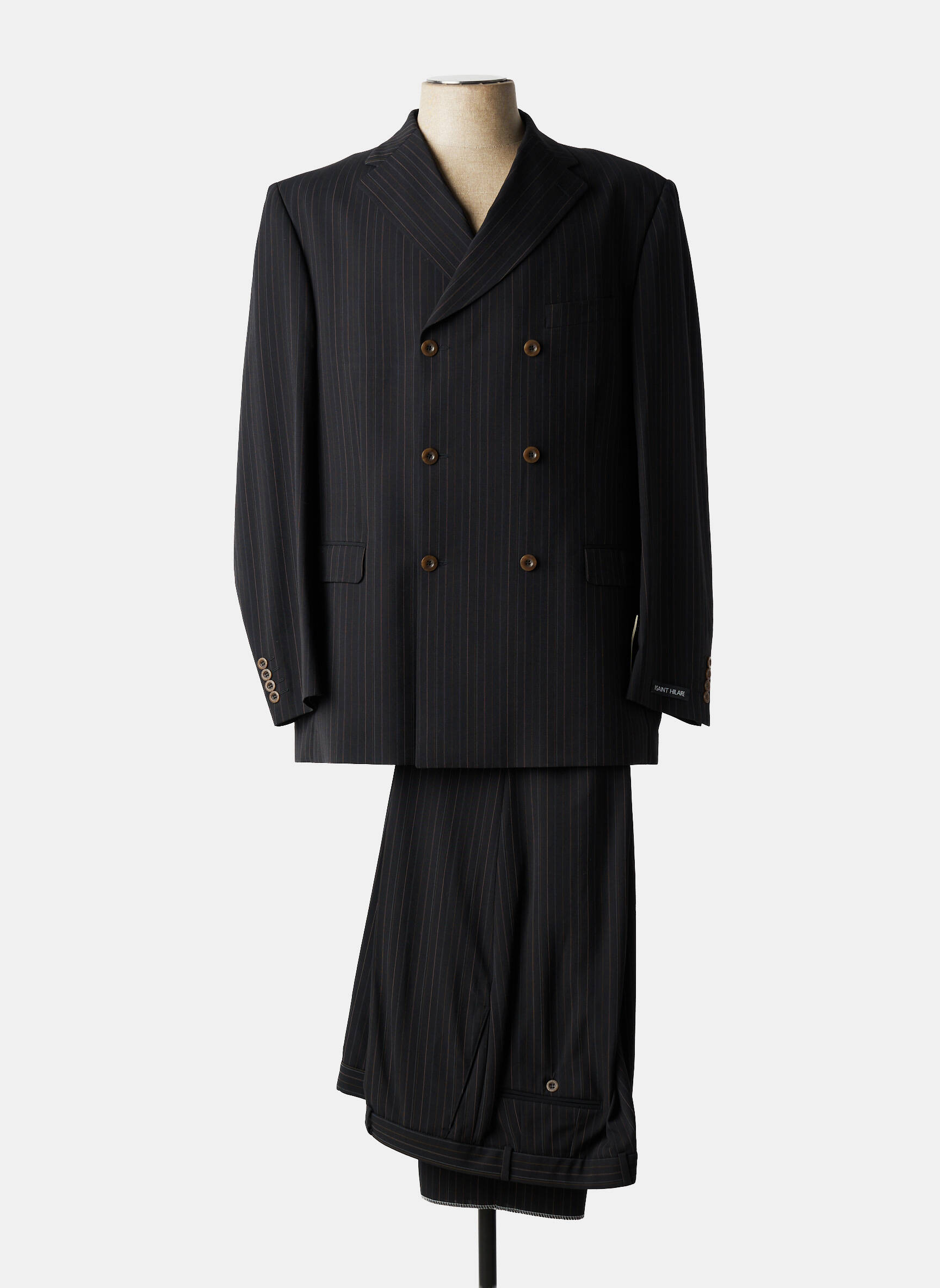 Costume de oraș croială cambrată negru BRUNO SAINT HILAIRE bărbat