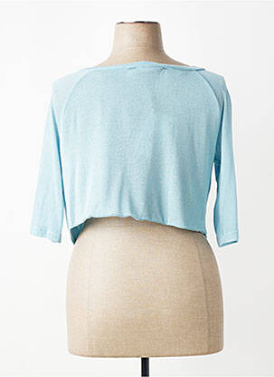 Bolero guler rotund albastru COCOMORE femeie