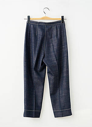 Pantalon 7/8 talie înaltă talie înaltă albastru BRUNO SAINT HILAIRE femeie