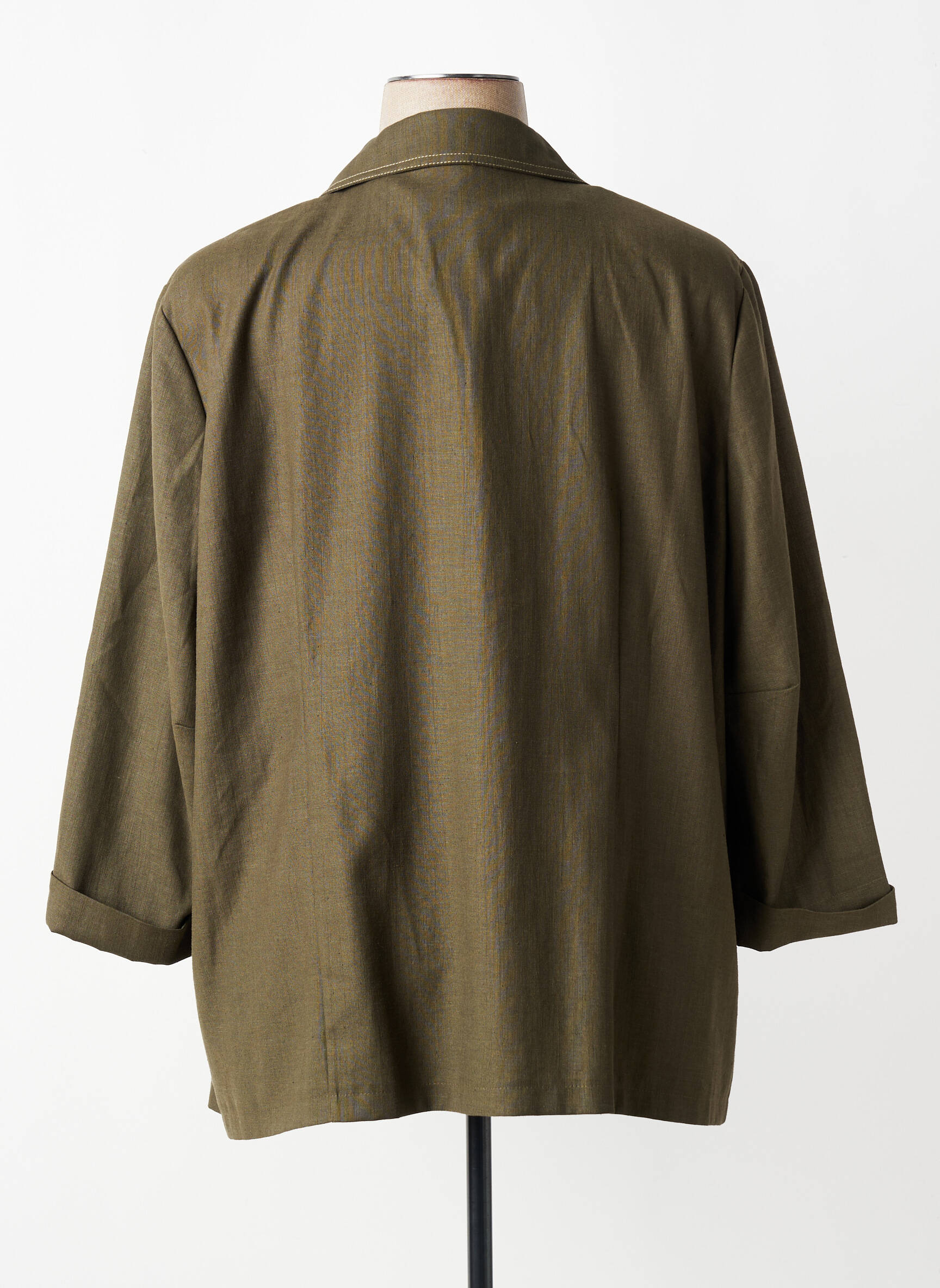 Jachete casual guler tip costum verde EUGEN KLEIN femeie