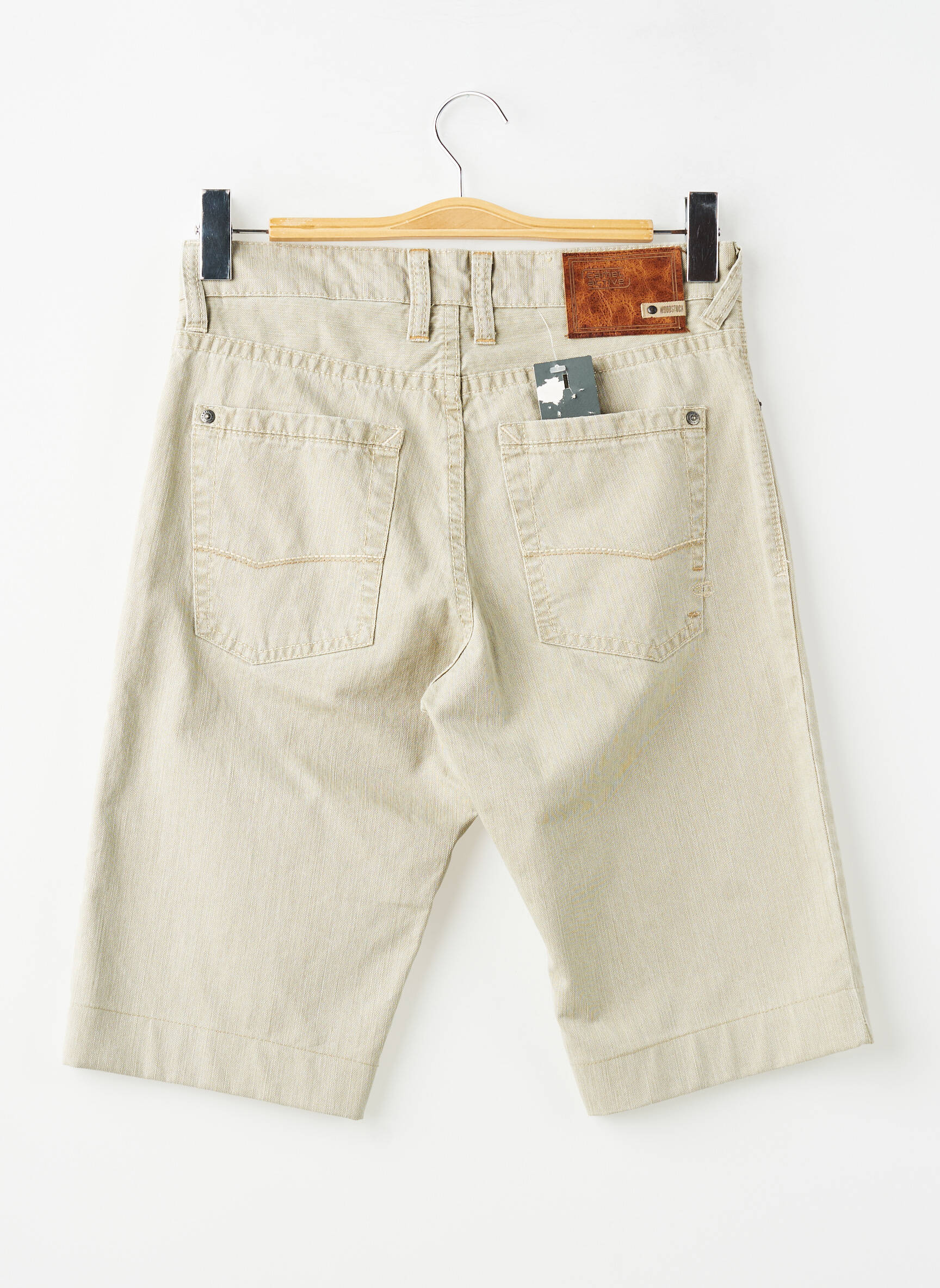 Bermudă țesătură denim mărime normală verde CAMEL ACTIVE bărbat