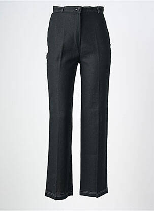 Pantalon evazat talie cu cleme talie înaltă negru FIGURE LIBRE femeie