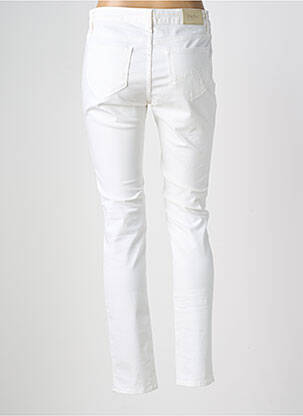 Pantalon slim țesătură poplin mărime normală bej VOTRE NOM femeie