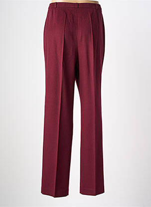 Pantalon drept talie cu cleme talie înaltă roșu WEILL femeie