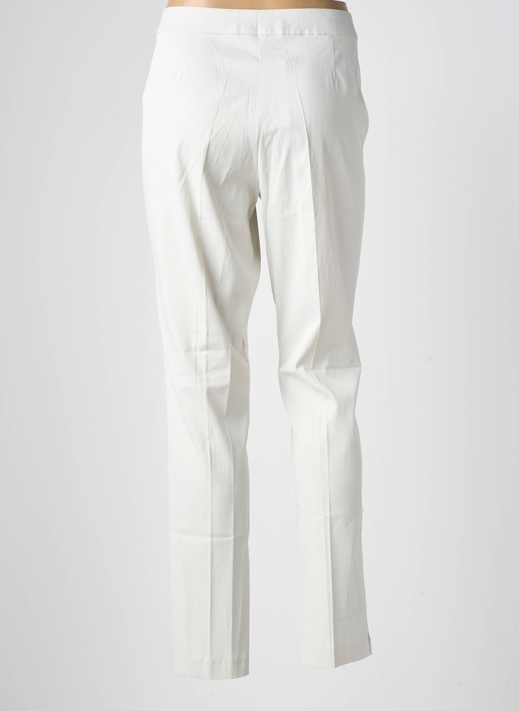 Pantalon slim mărime normală mărime normală bej NATHALIE CHAIZE femeie