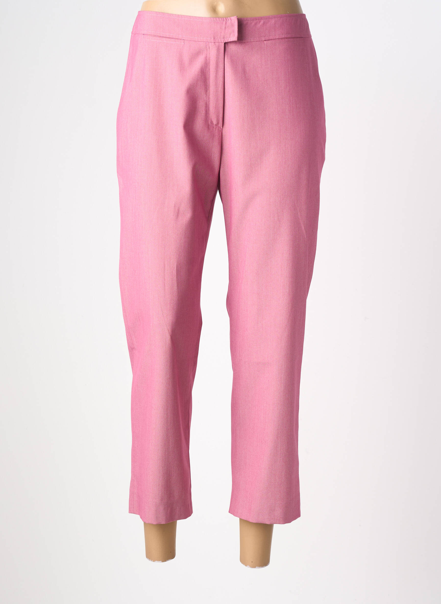 Pantalon 7/8 talie cu cleme mărime normală roșu CAROLE RICHARD femeie