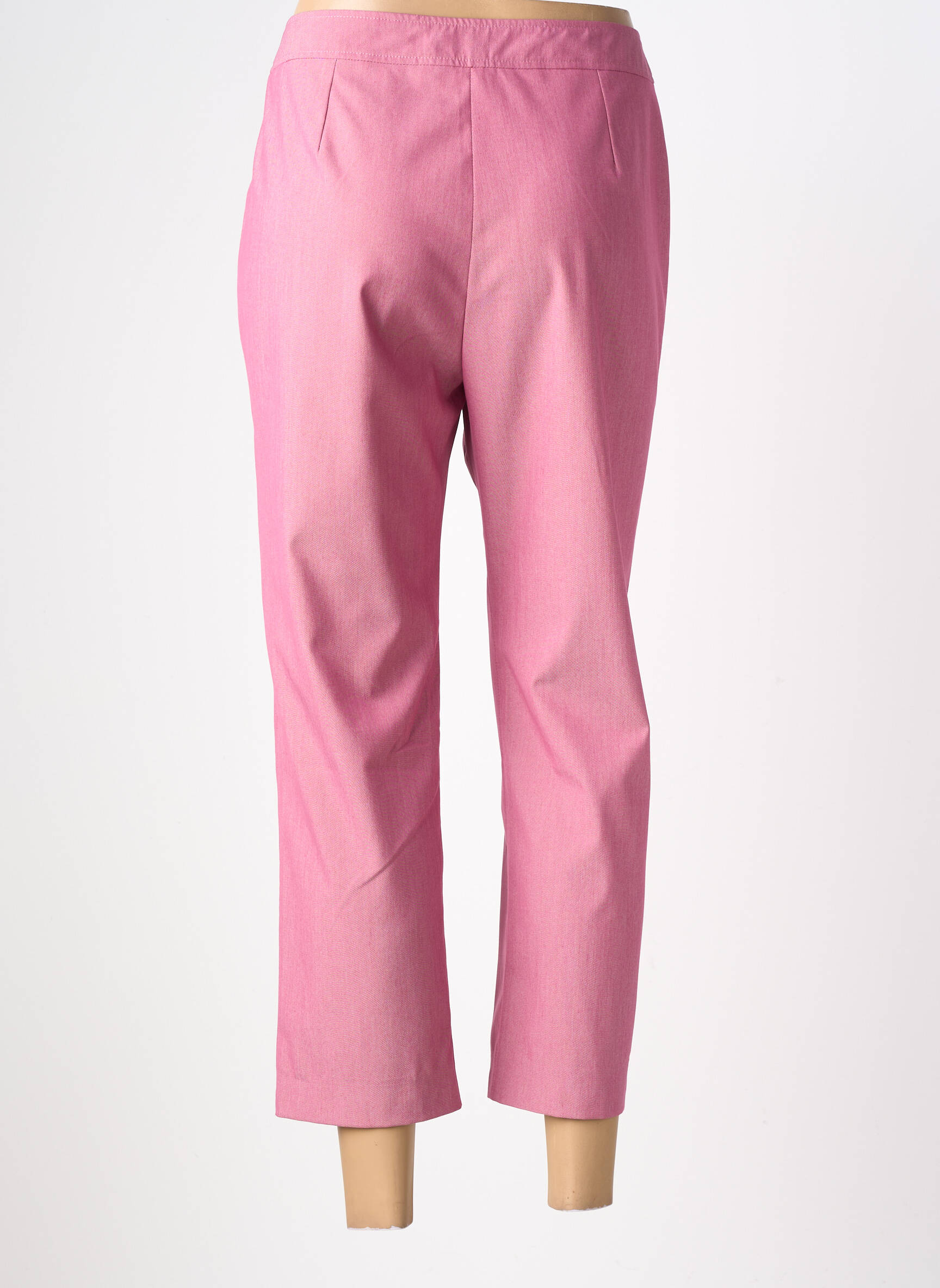 Pantalon 7/8 talie cu cleme mărime normală roșu CAROLE RICHARD femeie