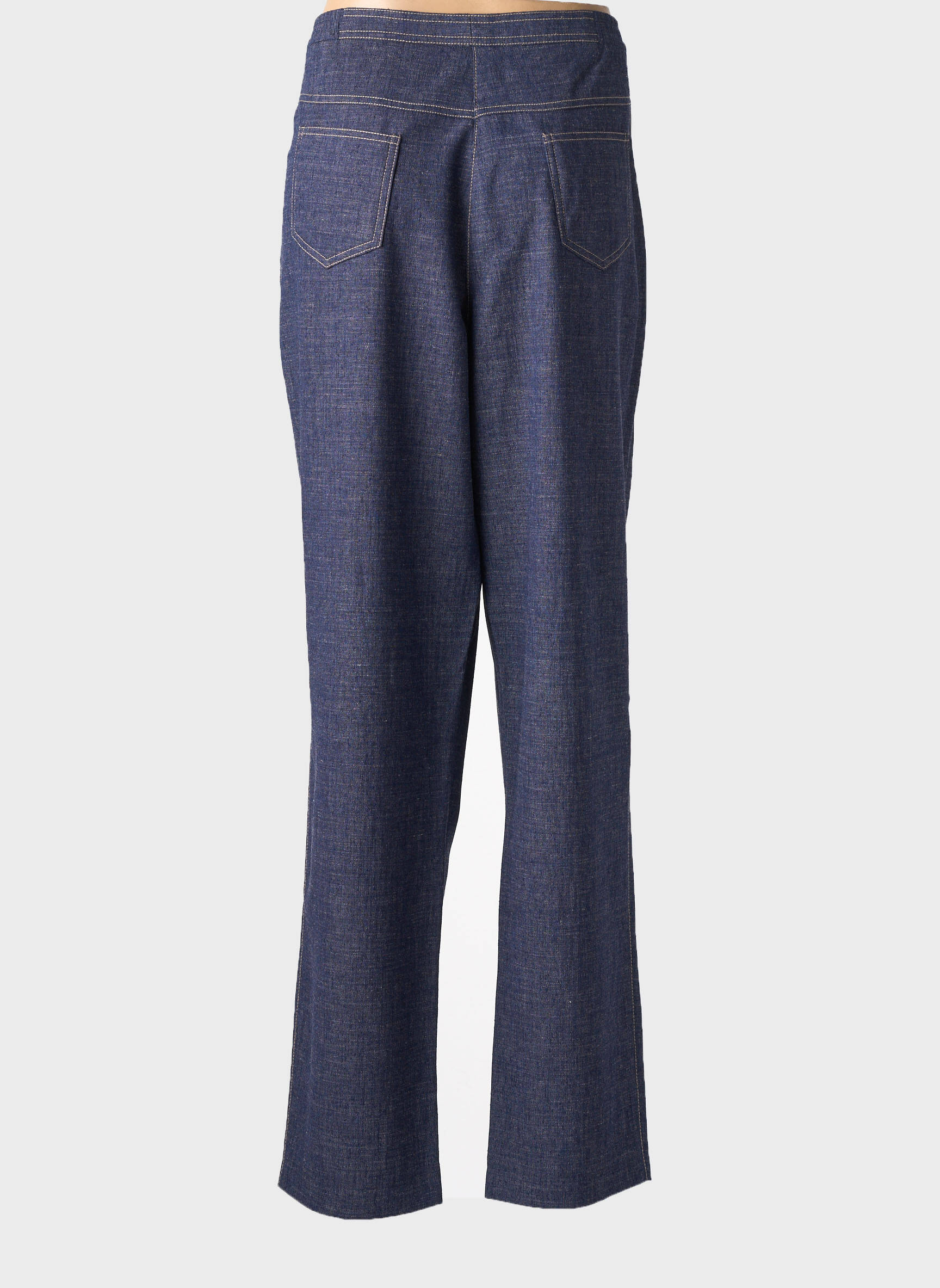 Pantalon drept elasticitate albastru WEILL femeie