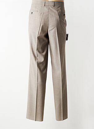 Pantalon drept închidere cu fermoar sub clapetă cu cârlig mărime normală maro HUGO BOSS bărbat