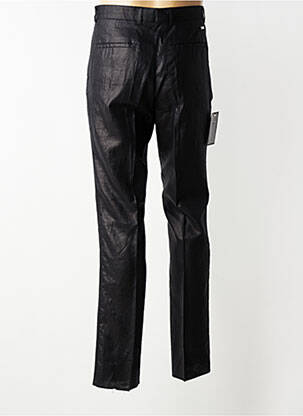 Pantalon slim talie cu cleme mărime normală negru IZAC bărbat