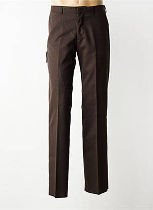 Pantalon slim talie cu cleme mărime normală maro MEXX bărbat