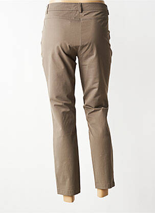 Pantalon 7/8 țesătură poplin mărime normală maro AIRFIELD femeie