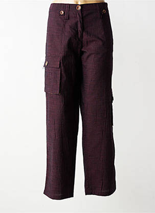 Pantalon cargo mărime normală mărime normală violet COCOMORE femeie