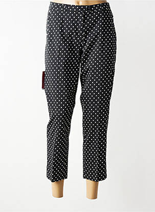 Pantalon 7/8 talie cu cleme mărime normală negru EUGEN KLEIN femeie