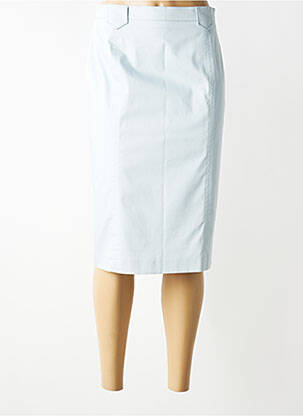 Fustă midi talie cu cleme albastru ROHMER SPORTSWEAR femeie