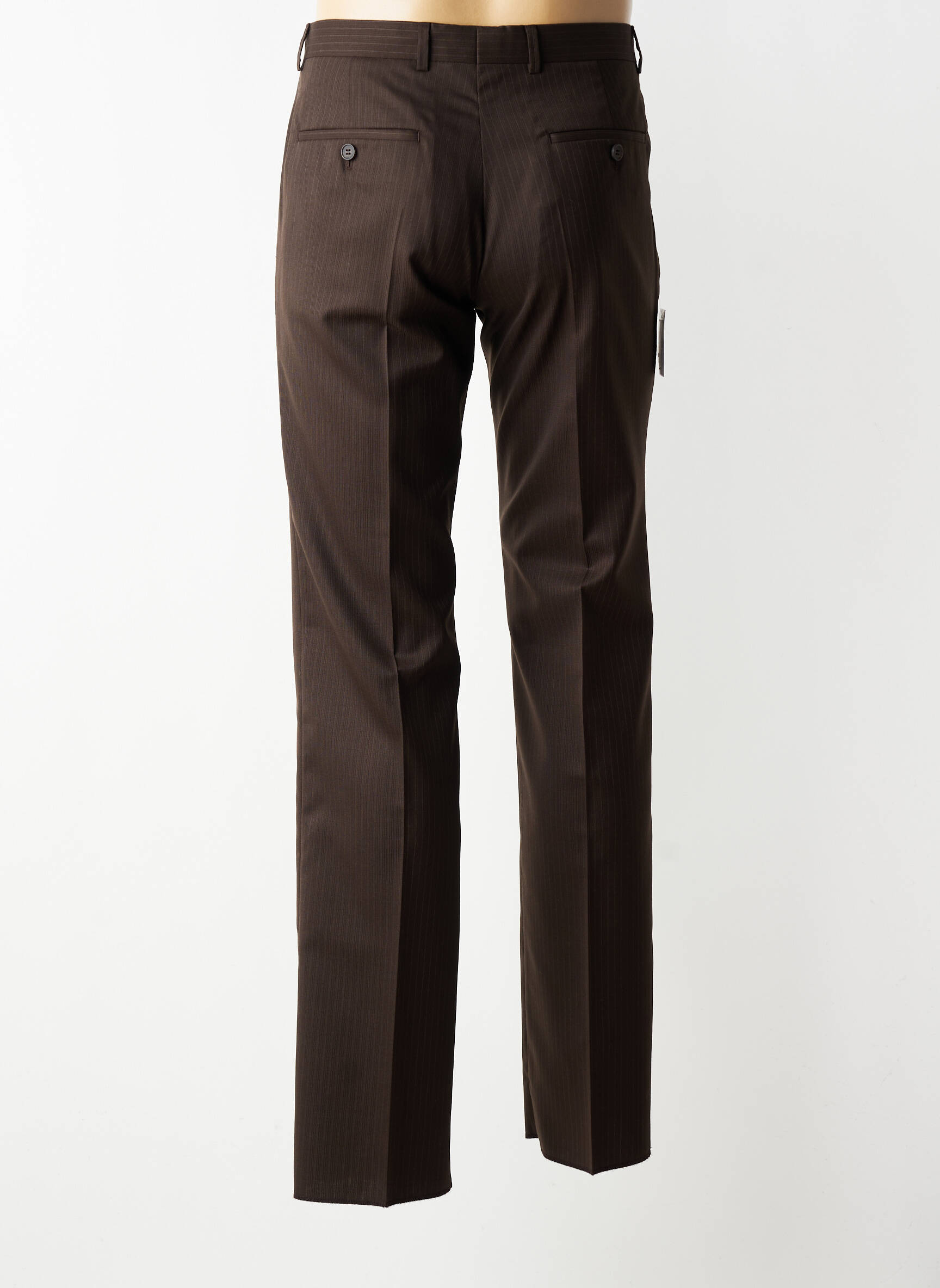 Pantalon slim talie cu cleme mărime normală maro MEXX bărbat