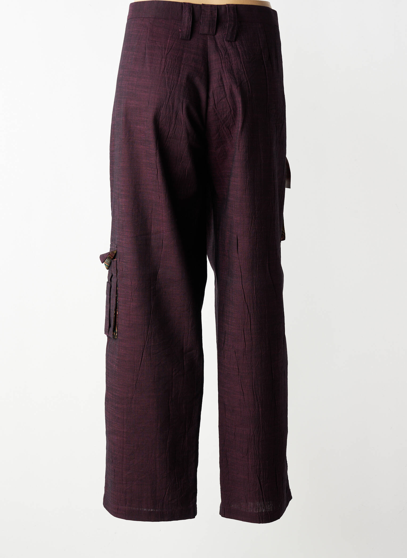 Pantalon cargo croială dreaptă mărime normală violet COCOMORE femeie
