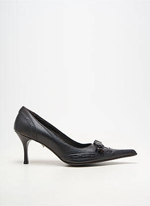 Pantofi cu toc material neted toc de 7 la 9 cm maro ILARIO FERUCCI femeie