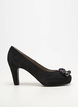 Pantofi cu toc toc pătrat toc de 7 la 9 cm negru BRENDA ZARO femeie