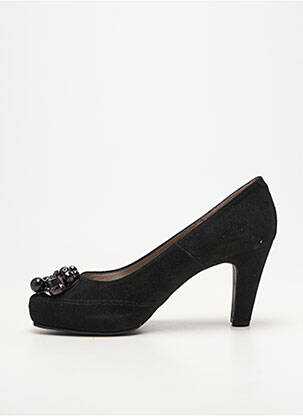 Pantofi cu toc toc pătrat toc de 7 la 9 cm negru BRENDA ZARO femeie
