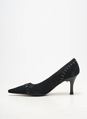 Pantofi cu toc vârf ascuțit toc de 7 la 9 cm negru MODA LORNA femeie