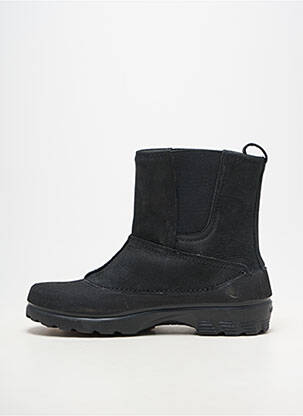 Botine/ghete umplută vârf rotund negru CROCS bărbat