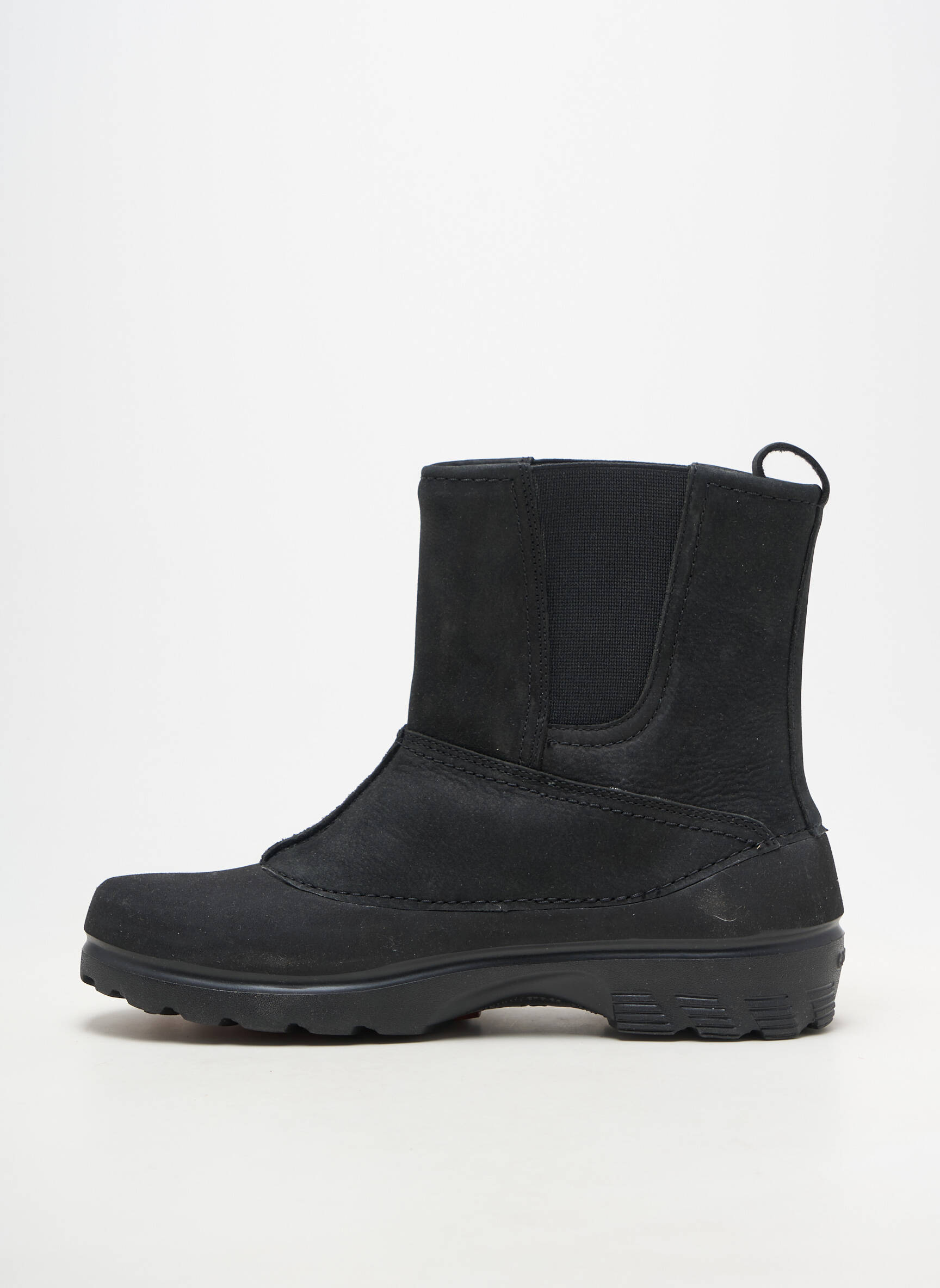 Botine/ghete umplută vârf rotund negru CROCS bărbat
