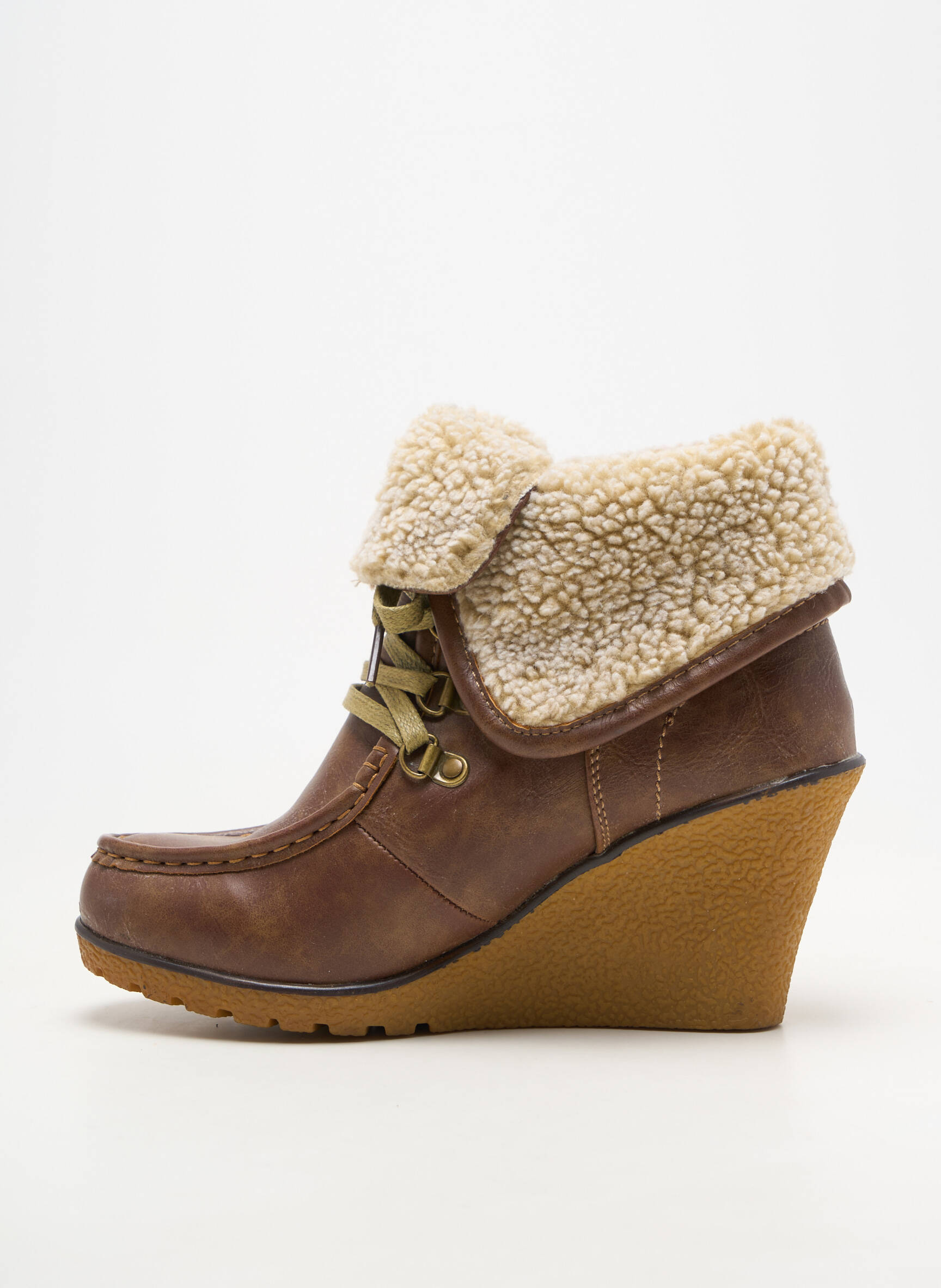 Botine/ghete material neted toc de 7 la 9 cm maro LPB LES PETITES BOMBES  femeie