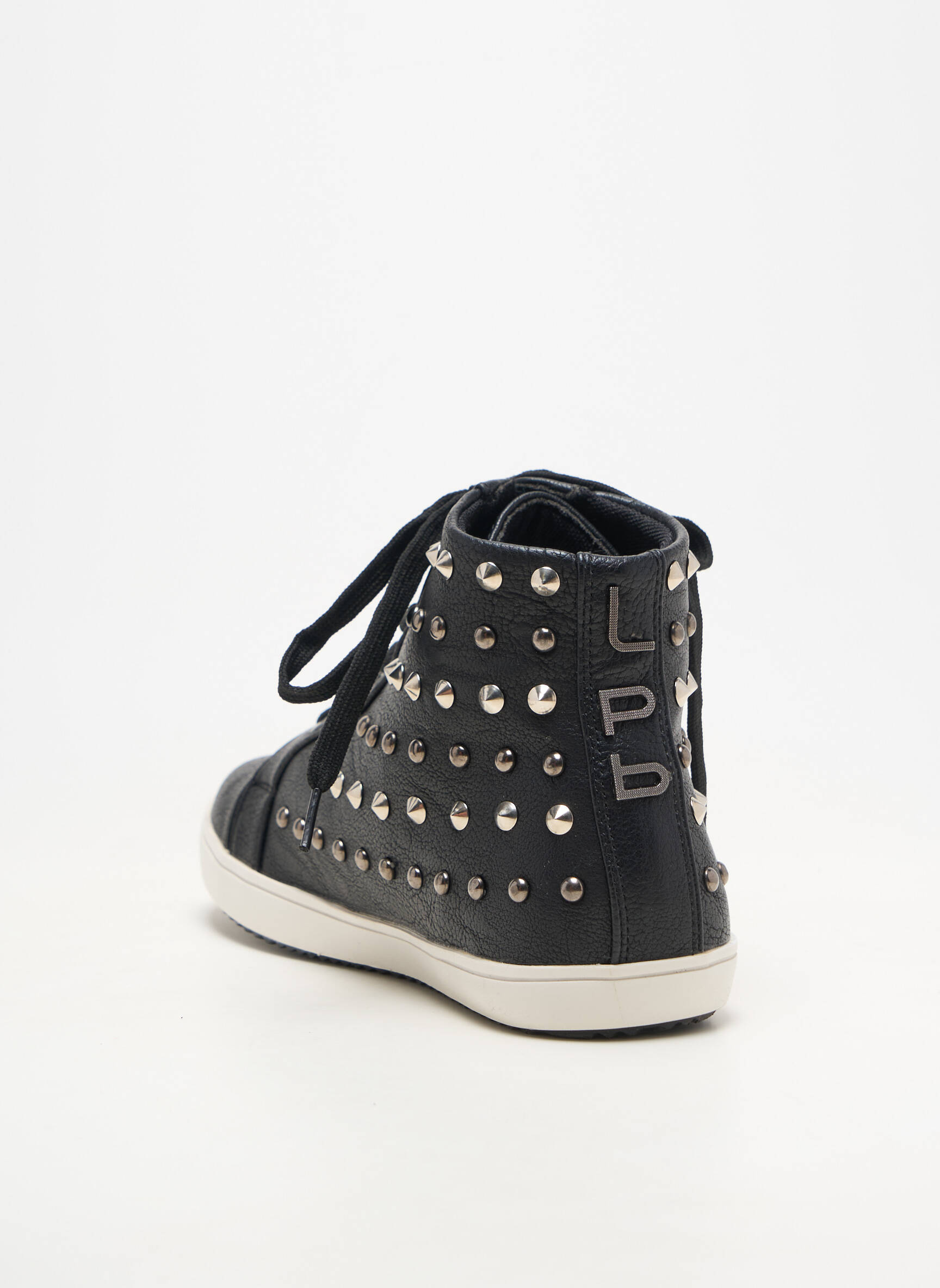 Adidași material neted toc plat până la 3 cm negru LPB LES PETITES BOMBES  femeie