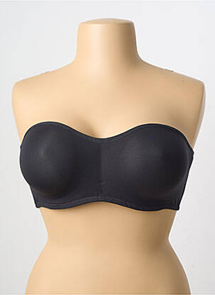 Sutien efect material satinat top bentiță negru WACOAL femeie