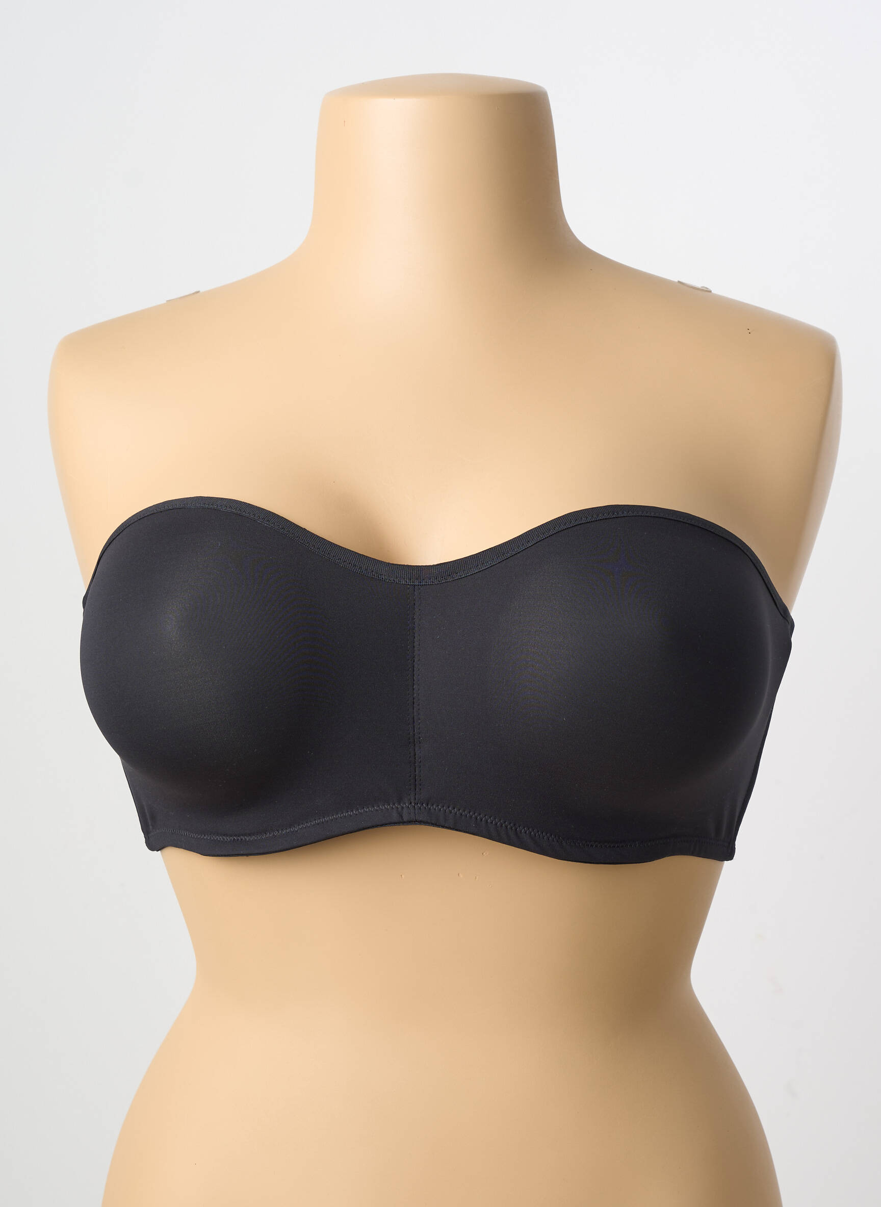 Sutien efect material satinat top bentiță negru WACOAL femeie