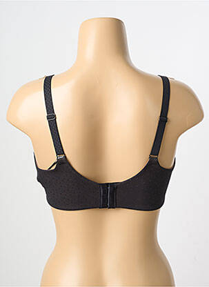 Sutien efect material satinat sutien cupe întregi cu decolteu înalt negru WACOAL femeie