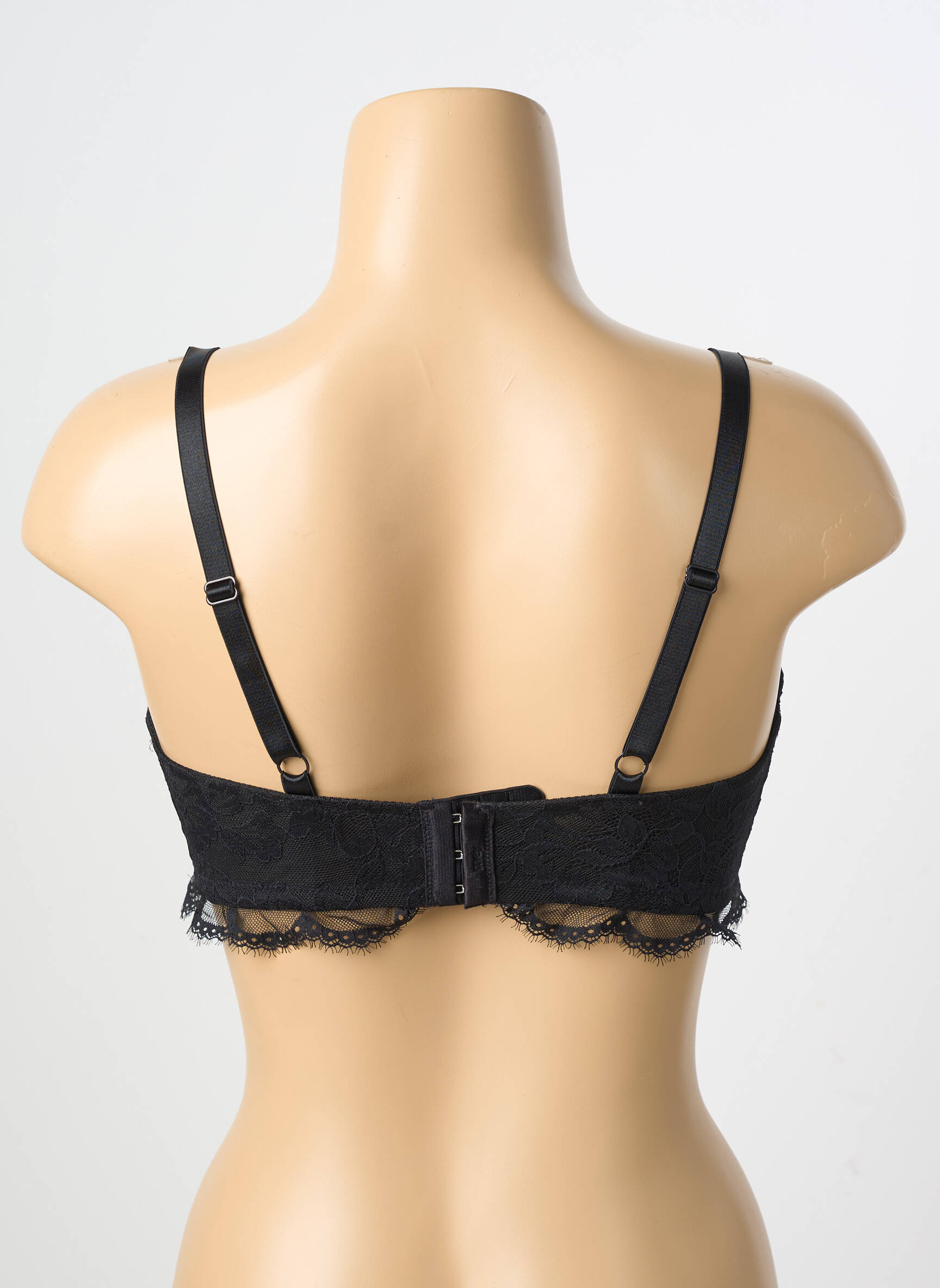 Sutien fără armatură bralete negru MEY femeie