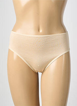 Chilot efect material satinat culoare piersică LISANZA femeie