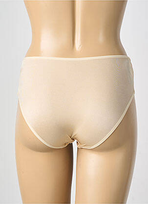 Chilot efect material satinat culoare piersică LISANZA femeie