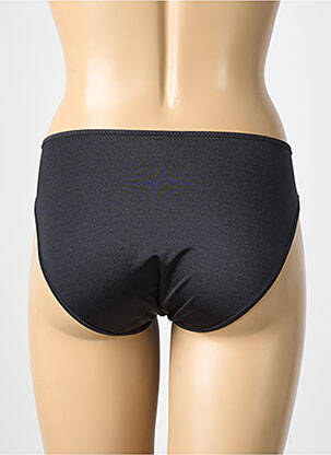 Chilot efect material satinat negru CHANTELLE femeie