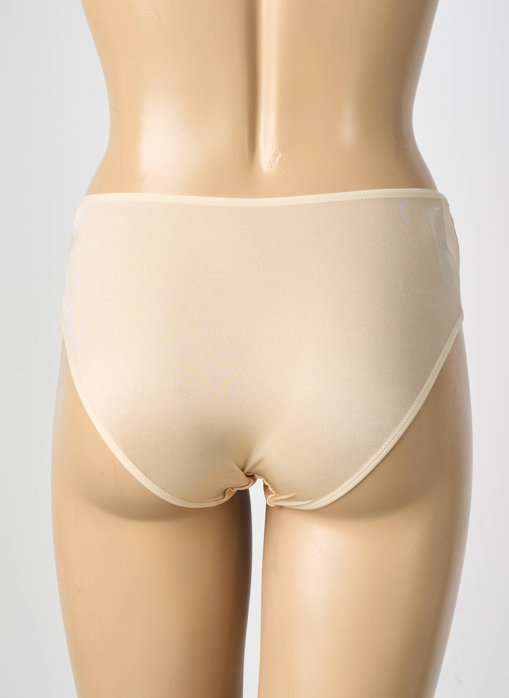 Chilot efect material satinat culoare piersică LISANZA femeie